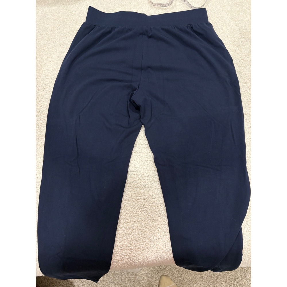 Cozy Earth Women's Bamboo Jogger Navy Blue Stretch Comfort Lounge Soft Small - Picture 10 of 12